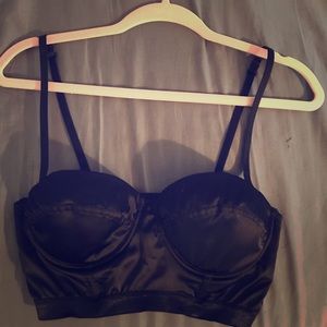 Black Corset Bra/Bralette